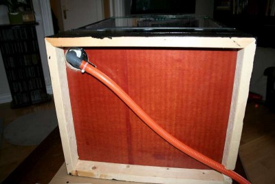 Avrinningsslangen i förhöjningen