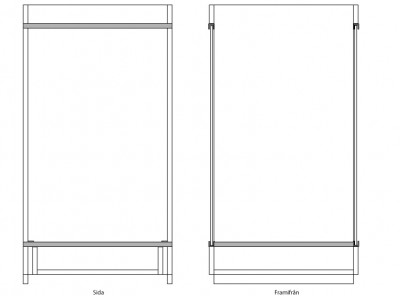 Bilden visar med dörrar. Dock ingen top.