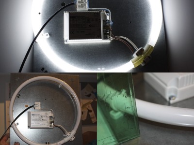 Ljuset som det ser ut idag, ska moddas och göras om en heldel innan jag är nöjd. <br />Ska vara hål i mitten för teknik och fläkt.<br />Samt att det ska till reflektor.