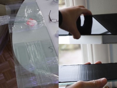 Silikonlagret är ca 0.5-1.5mm tjockt.<br />Kommer förmodligen behöva ett lager till så att inte armaturen lyser igenom där det är lite tunnare.