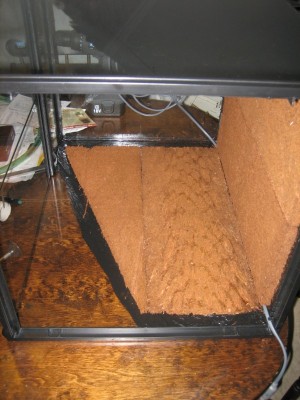 En och en halv platta xaxim borde ge sidorna en schysst effekt tror jag.